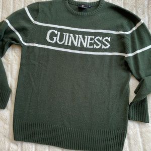 Green Guinness Beer Sweater Size Medium